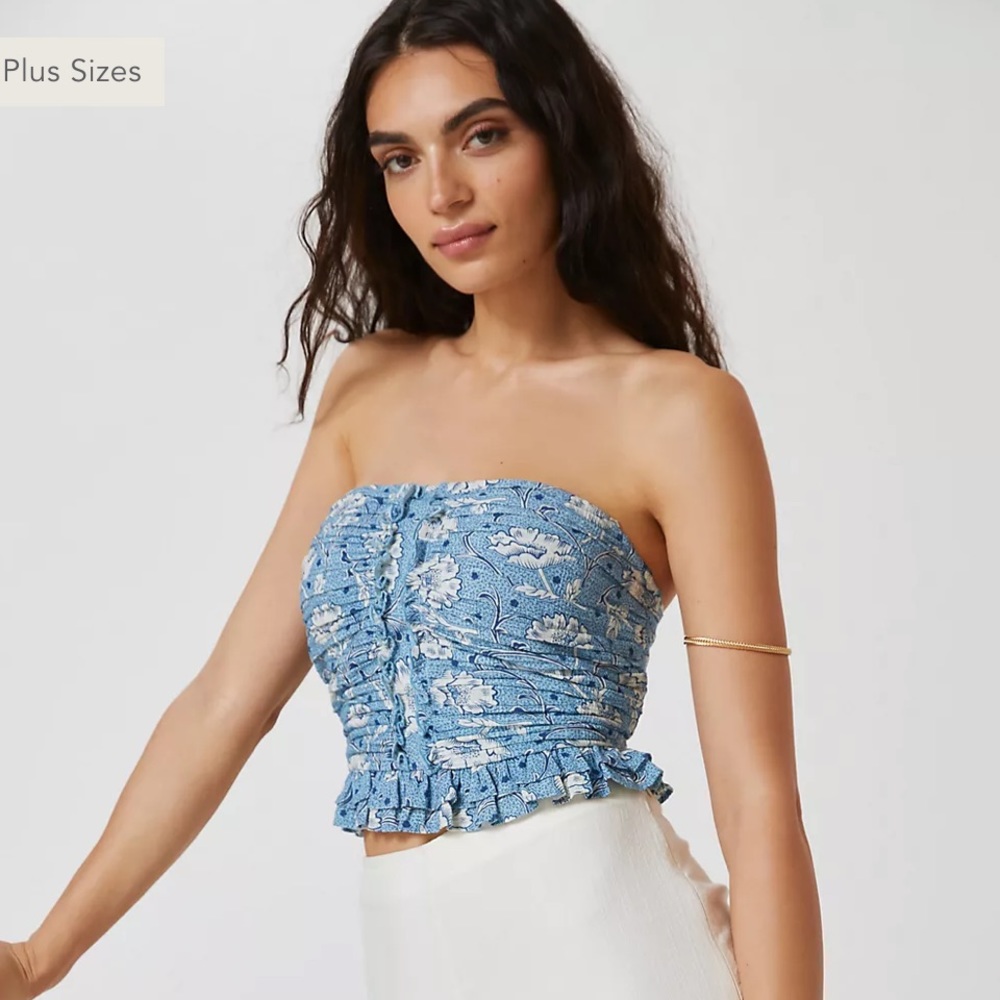 Anthropologie crop tube top